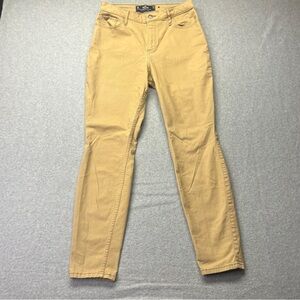 Hollister High Rise Curvy Super Skinny Jeans Camel Tan size 9R‎